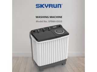 Skyrun 7kg Twin Tub Semi-automatic Washing Machine (SPB80-E05S).