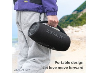Zealot 80W Super Bass Bluetooth Speaker With 16000mAh Battery S97