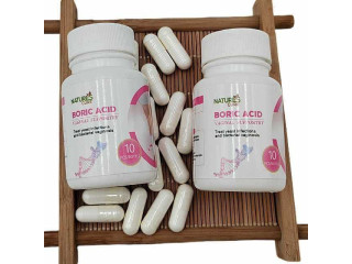 Nature's Cure Boric Acid Vagina Suppository Yoni Pops-10pills